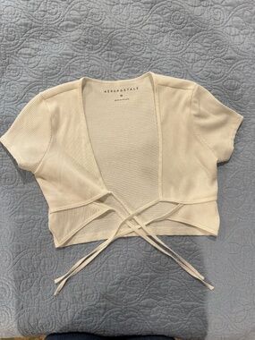 Aeropostale Tie Front Top